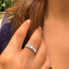 Ring Sparkling - zircon stones