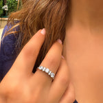 Ring Sparkling - zircon stones