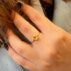 Drop Ring - Citrine