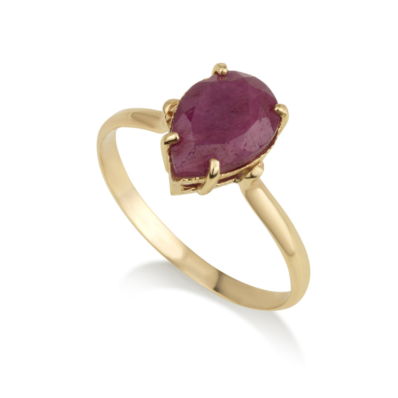 Ala Ring - Natural Ruby