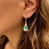 Jolanda Earrings - Natural Emerald