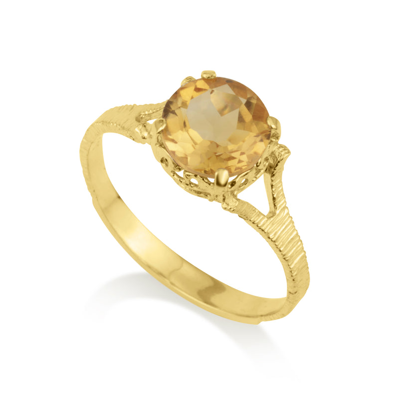 Amadora Ring - Citrine
