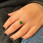 Oval Ring - Emerald Spinel