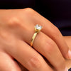 Ring Sparkling - zircon stones
