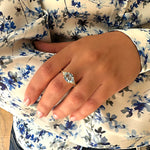 Patrizia Oval  Ring - Blue Topaz