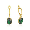Amadora Oval Earrings - Emerald spinel