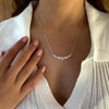 Necklace Sparkling - Seven zircon stones
