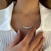 Necklace Sparkling - Seven zircon stones