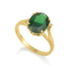 Amadora Oval Ring - Emerald spinel