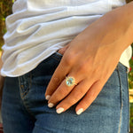 Vitalia - Oval Ring Blue Topaz