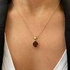 Amadora Oval Necklace - Smoky