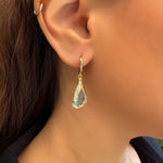 Jolanda Earrings - Blue Topaz