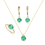 Patrizia Round Ring - Light Emerald Spinel