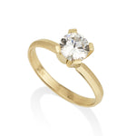 Ring Sparkling - zircon stones