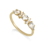 Ring Sparkling - zircon stones