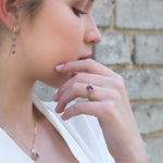 Amadora Necklace - Amethyst