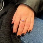 Ring Round - Pink Spinel