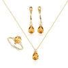 Patrizia Drop Earrings - Citrine
