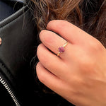 Ring Round - Natural Ruby
