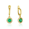 Vitalia Earrings - Emerald Spinel