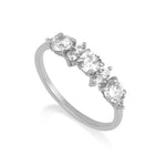 Ring Sparkling - zircon stones
