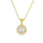 Vitalia Necklace - Pearl