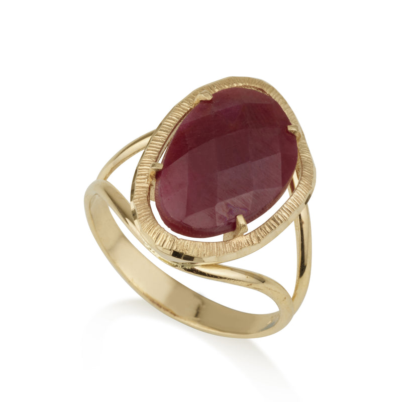 Sandrino Ring - Natural Ruby