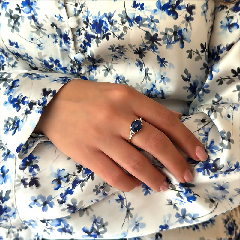 Patrizia Oval  Ring - Natural Sapphire