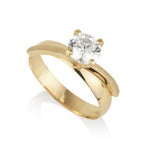 Ring Sparkling - zircon stones