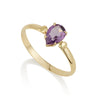 Drop Ring - Amethyst