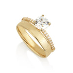 Ring Sparkling - zircon stones