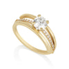 Ring Sparkling - zircon stones
