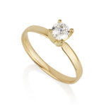 Ring Sparkling - zircon stones