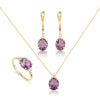 Patrizia Oval  Ring - Amethyst