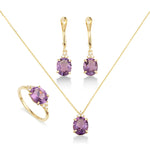 Patrizia Oval  Ring - Amethyst