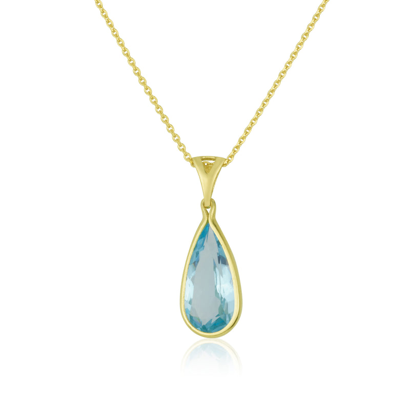 Vero Necklace - Blue Topaz