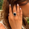 Allegra Oval Ring - Sapphire Spinel