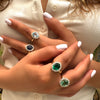 Allegra Oval Ring - Light Emerald Spinel