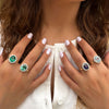 Allegra Oval Ring - Light Emerald Spinel