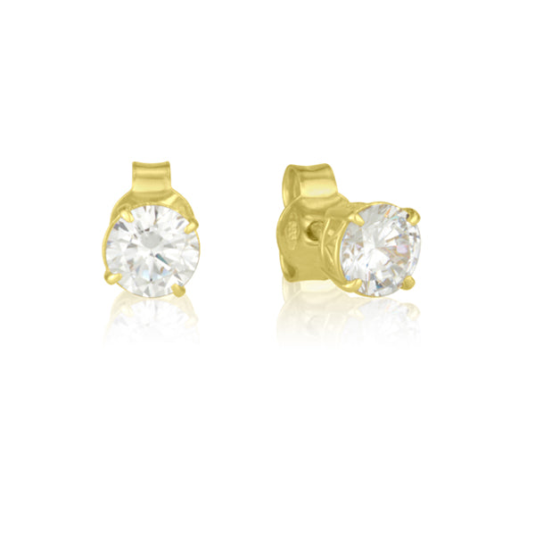 Amadora Tight Earrings - Clear Quartz Crystal
