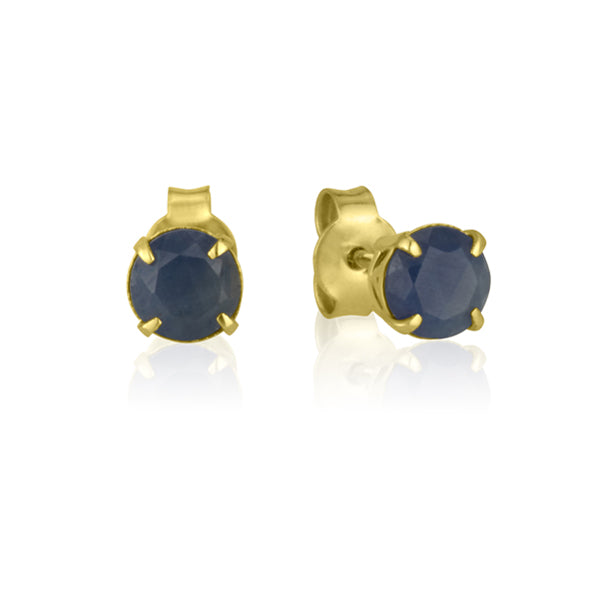 Amadora Tight Earrings - Natural Sapphire