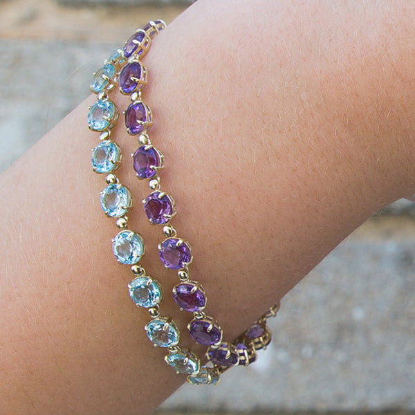 Amadora Bracelet - Blue Topaz