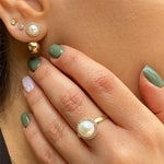 Gioia Big Ring - Pearl