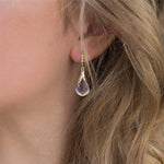 Jolanda Earrings - Amethyst