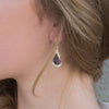 Jolanda Earrings - Amethyst