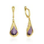 Jolanda Earrings - Amethyst
