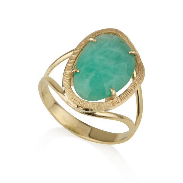 Sandrino Ring - Natural Emerald