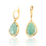 Sandrino Earrings - Natural Emerald