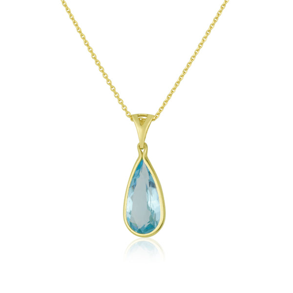 Vero Necklace - Blue Topaz