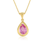 Paolina Necklace - pink spinel